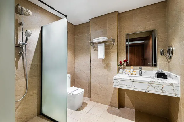 غرفة ديلوكس بسريرين منفصلين، Al Qasr Al Corniche Hotel Jazan 6/7