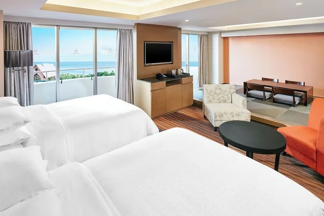 جناح كلوب بسرير مزدوج بشرفة، Sheraton Grande Tokyo Bay Hotel 2/9