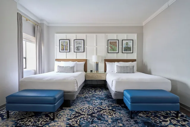 غرفة ديلوكس بسريرين مزدوجين، The Heathman Hotel 2/4