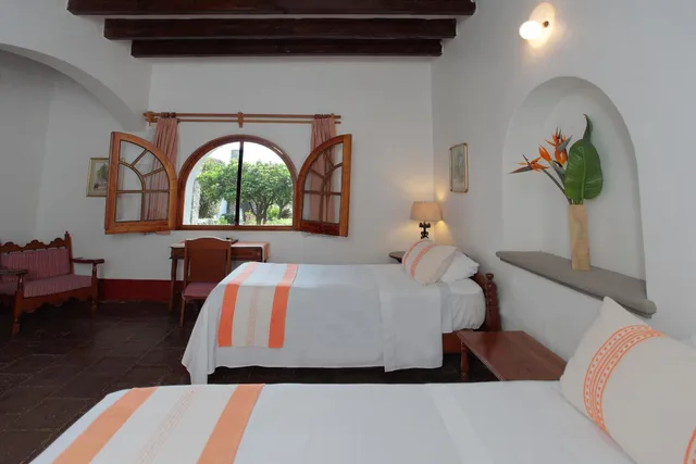 غرفة قياسية بسريرين منفصلين، Posada Del Tepozteco Hotel 2/6
