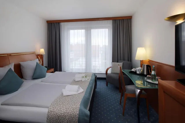 غرفة بسرير كوين، Best Western Hotel Halle-Merseburg 3/4