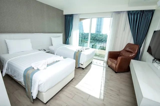 غرفة كلوب بسريرين منفصلين، Sonia Residence Pattaya 1/7