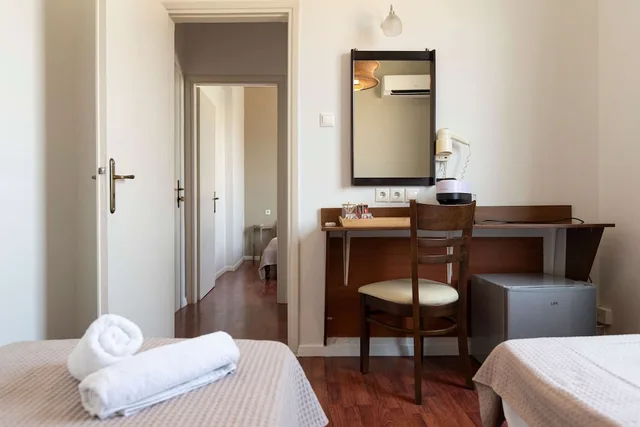 شقة كلاسيكية بسريرين منفصلين بإطلالة على المدينة بغرفتي نوم، Exarchion Hotel 6/9