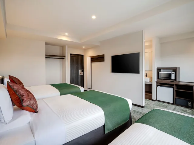 Tree, Superior, Twin Beds, with Extra Bed, with View، Hotel Mystays Asakusa 3/6