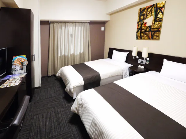 غرفة كومفورت بسريرين منفصلين للمدخنين، Hotel Route-Inn Yaizu Inter 2/3