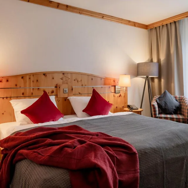 غرفة قياسية بسرير مزدوج أو سريرين منفصلين، Robinson Club Arosa 6/10