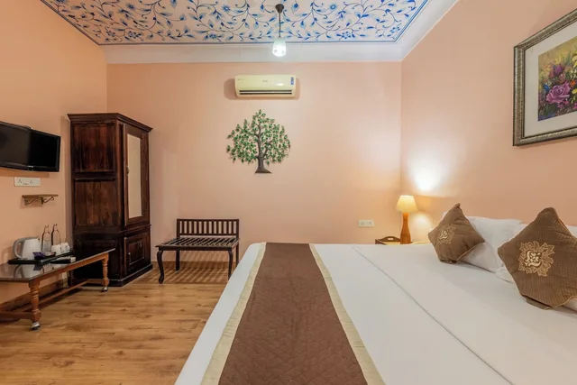 1 Bedroom, Deluxe, Twin Beds, Balcony, Courtyard Area، SURYAA VILLA JAIPUR A CLASSIC HERITAGE HOTEL 3/10