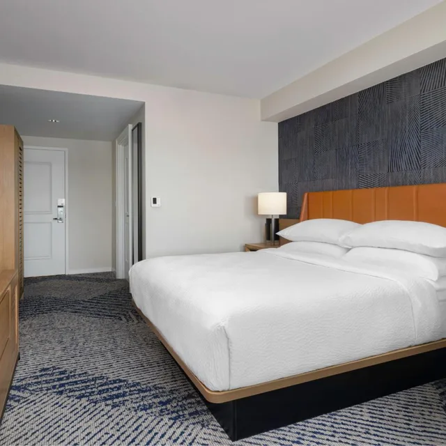 غرفة بسرير كينج بإطلالة على المرسى، Sheraton Erie Bayfront Hotel 2/16