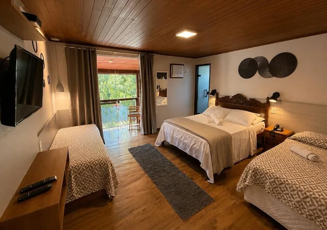 جناح بفراش فوتون وسريرين منفصلين وسرير مزدوج وسرير فردي، Casa Encantada Hotel & Suites 3/8