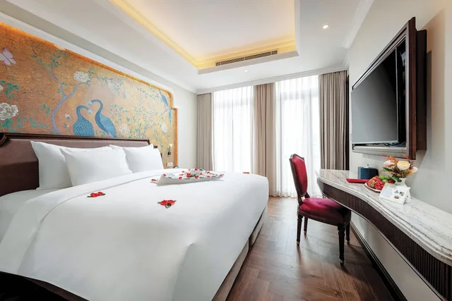 غرفة ديلوكس بسريرين منفصلين بإطلالة على المدينة بشرفة، Heritage Hamlong Hotel & Spa 2/10