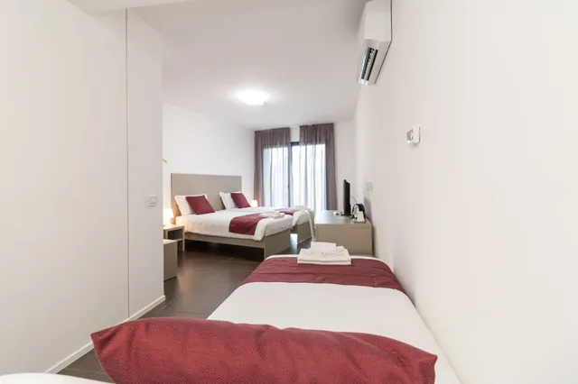 غرفة كومفورت ثلاثية بشرفة، Cascina Fossata Hotel Residence 4/5