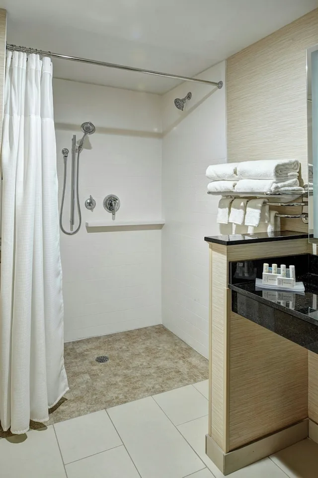 غرفة بسرير كينج لذوي الإعاقة، Fairfield Inn Suites Detroit Troy 4/4