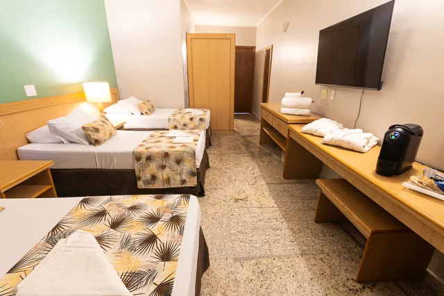 Superior, Double Bed, Hotel Golden Park All Inclusive Pocos de Caldas By Nacional Inn 2/2