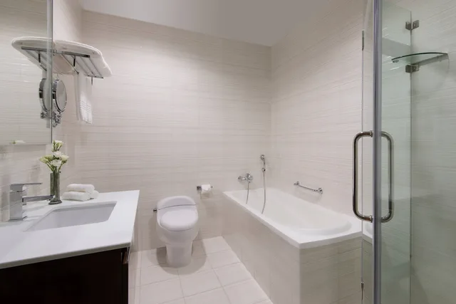 شقة ديلوكس بسرير كوين بغرفة نوم واحدة، Marriott Executive Apartments City Center Doha 4/8