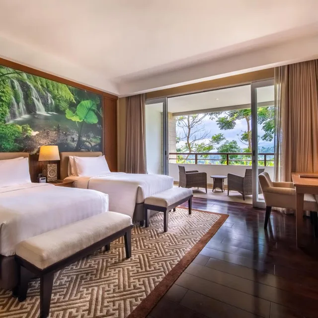 غرفة ديلوكس بسرير فردي بإطلالة على الجبل، HOMM Saranam Baturiti Bali a brand of Banyan Group 1/5