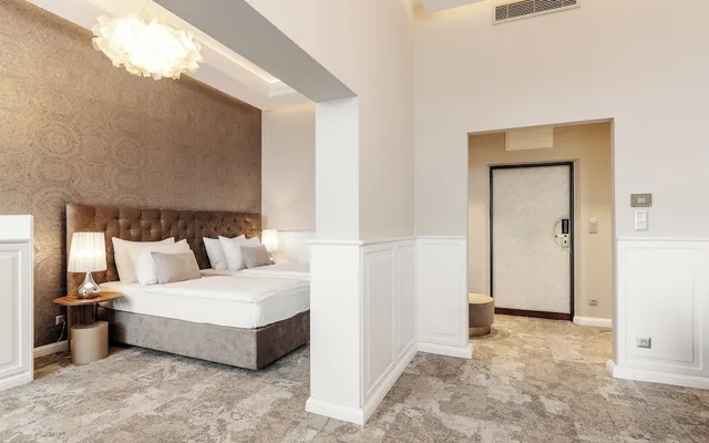 غرفة تنفيذية بسرير كوين بحوض استحمام، Grandhotel Brno 1/5