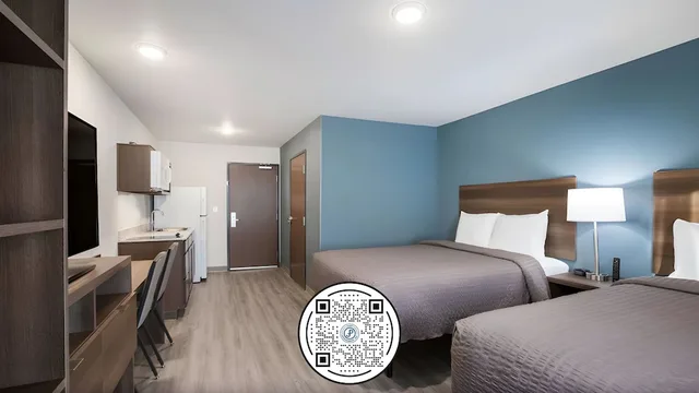 غرفة قياسية بسريرين كوين، WoodSpring Suites Libertyville - Chicago 7/10