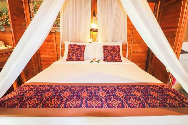 بنغل بسرير كوين، Villa Jj And Spa Ubud 8/10