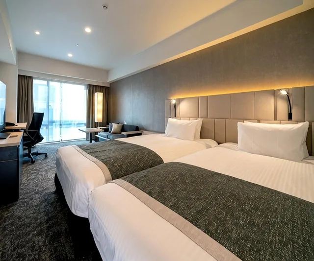 غرفة سوبيريور ثلاثية بسريرين منفصلين مع أريكة، Daiwa Roynet Hotel Tokyo Kyobashi 2/2