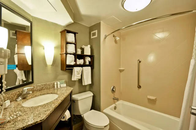 غرفة قياسية بسرير كينج، Hampton Inn Kansas City Airport 2/2
