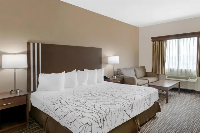 غرفة بسرير كينج مع أريكة بحوض استحمام لذوي الإعاقة، Best Western Brookfield 4/5