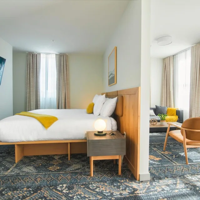جناح استوديو بسرير كينج، SaltLine Hotel 2/5