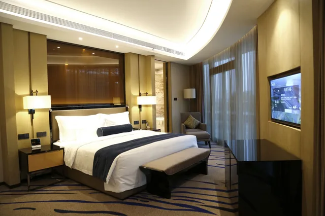 غرفة ديلوكس بسريرين منفصلين، Wyndham Yuelai 5/9
