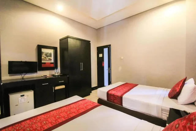 غرفة ديلوكس بسريرين منفصلين، Legian Village Beach Resort 3/9