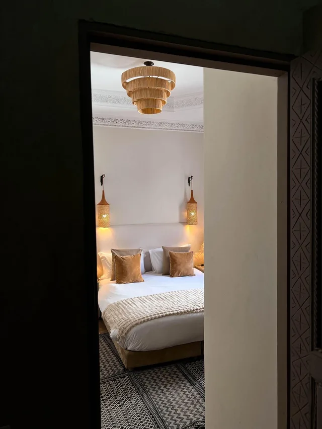 Deluxe, Double or Twin Bed, Courtyard Area، Riad Jonan 10/10