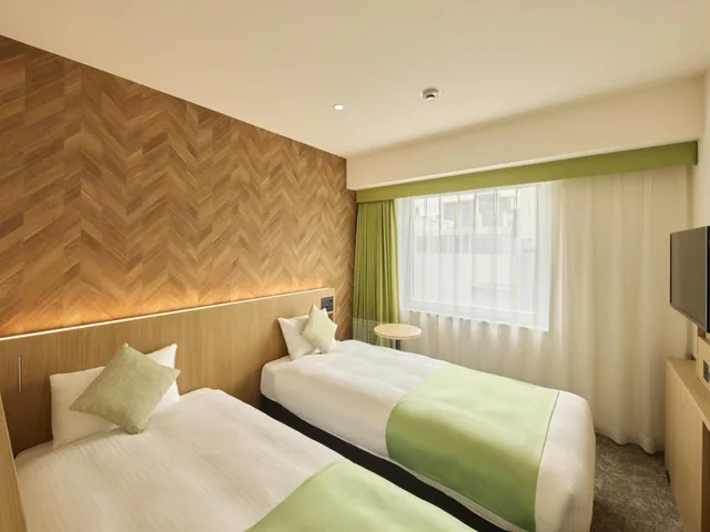غرفة قياسية بسريرين منفصلين، Villa Fontaine Otemachi 1/6