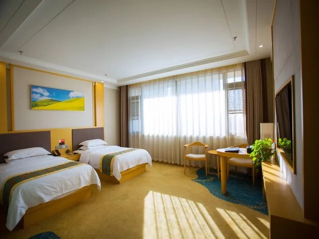 غرفة ديلوكس بسريرين منفصلين، GreenTree Eastern Fuyang Yingdong District South Guoyang Road Hotel 2/4