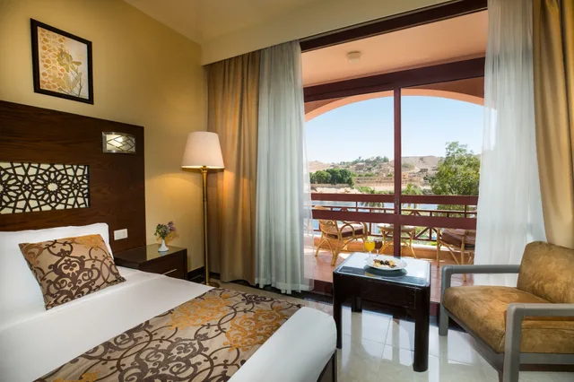 غرفة بإطلالة على النهر مفردة بسرير كينج، Pyramisa Island Hotel Aswan 4/5