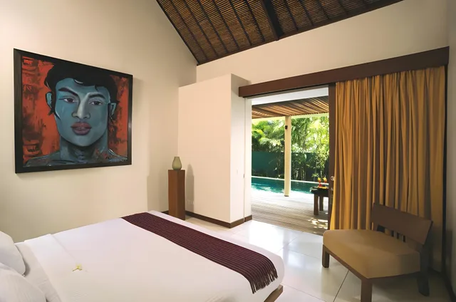 2 Bedrooms, Double or Twin Bed, with Pool, Qunci Villas Resort 1/1