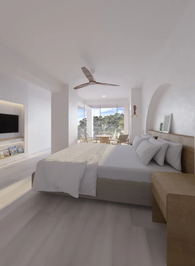 غرفة بريميوم بسريرين منفصلين بشرفة، Villa Le Blanc Gran Melia Hotel 3/7