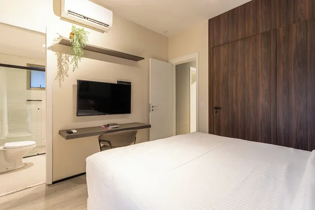 دوبلكس بسرير مزدوج وسريرين منفصلين بغرفتي نوم، Iconyc Charlie Ibirapuera Hotel 7/10