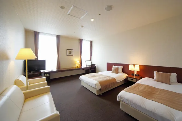 غرفة كبيرة بسريرين منفصلين، Asahikawa Toyo Hotel 6/10