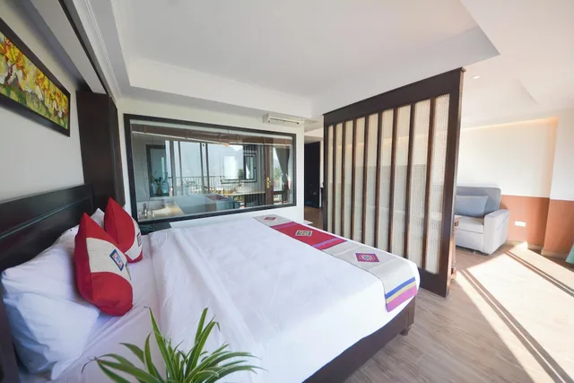 جناح بسرير كينج بإطلالة على الجبل، Sapa Panorama Hotel 4/10