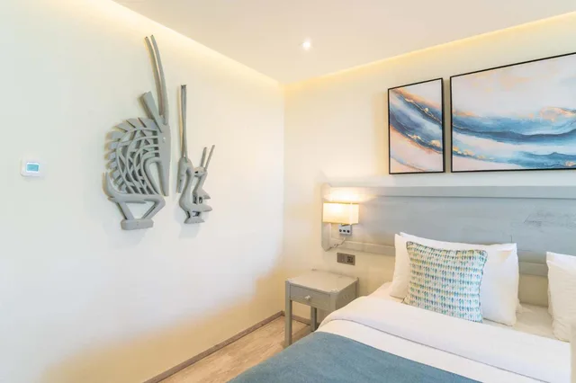 غرفة بسرير مزدوج أو سريرين منفصلين بإطلالة، Baobab Beach Resort 10/10