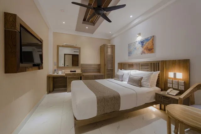 غرفة ديلوكس بسرير مزدوج، Hotel Ocean Grand At Hulhumale 3/8