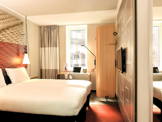 غرفة بسريرين منفصلين، Ibis Rotterdam City Centre 3/10
