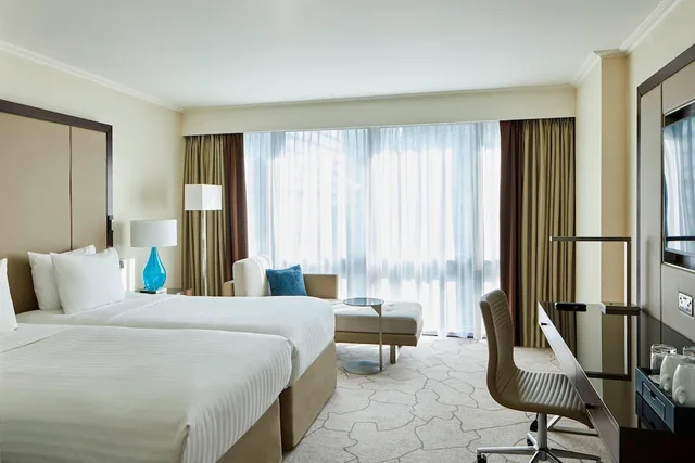 غرفة ديلوكس بسريرين منفصلين، London Marriott Hotel Canary Wharf 1/3