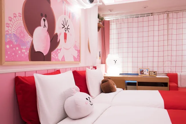 Line Friends, Twin Beds، Sotetsu Hotels The Splaisir Seoul Myeongdong 9/10