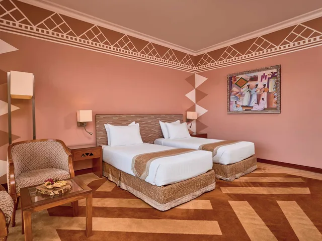 غرفة كلاسيكية بسريرين منفصلين بإطلالة، Movenpick Aswan 4/6
