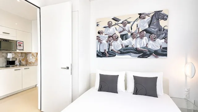 2 Bedrooms, Mini, Apartment, 1 Queen and 1 Double Bed, Visionapartments Zurich Wolframplatz 4/9