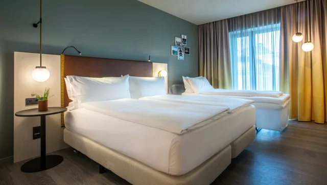 غرفة سوبيريور بسرير كينج مع أريكة، Hilton Garden Inn Mannheim Bw 1/5