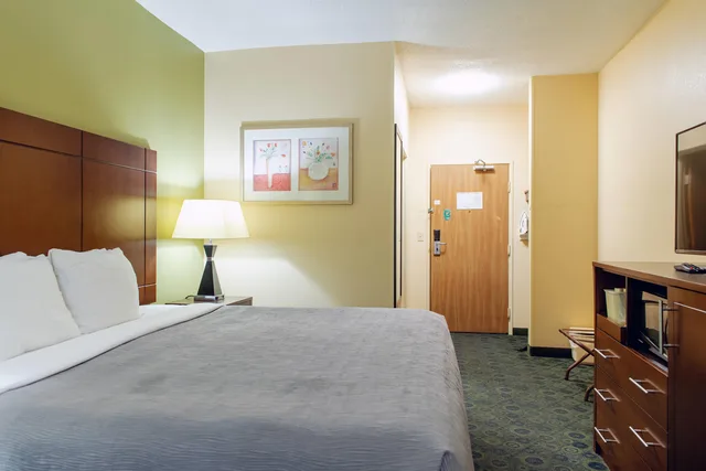 Room, King Bed, Smoking, Quality Inn & Suites Bloomington I-55 and I-74 5/6