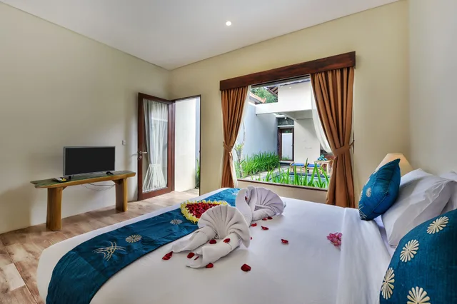فيلا بسرير كوين بغرفة نوم واحدة بمسبح خاص، Yoga Ubud Villa 2/3