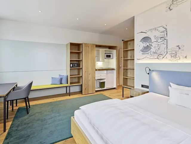 غرفة كومفورت بسرير كينج، Hotel Federwerk 3/9