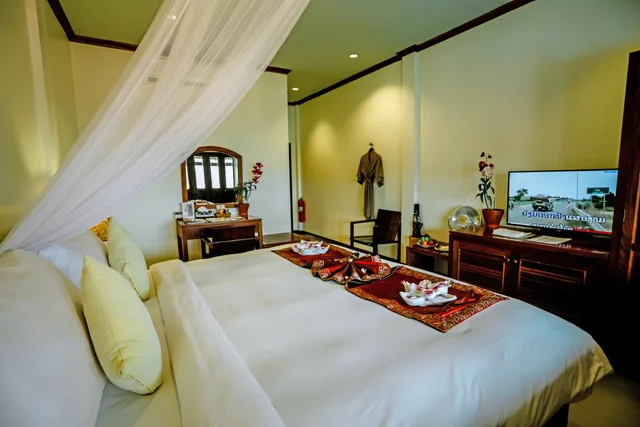 غرفة قياسية بسرير مزدوج أو سريرين منفصلين، Luang Prabang View Hotel 7/10