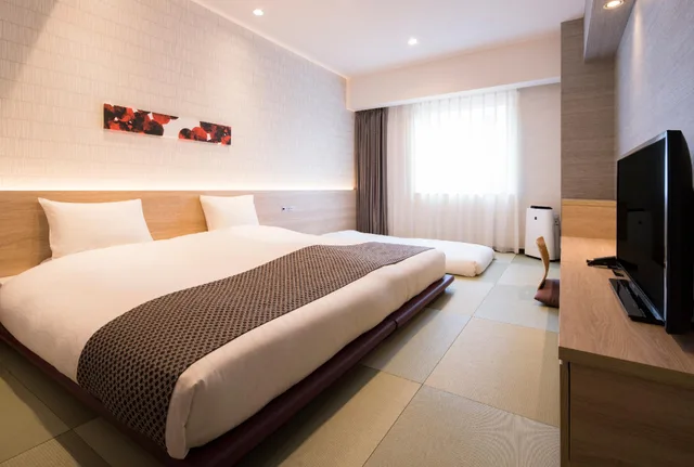 غرفة يابانية ثلاثية بأرضية تاتامي، Hotel Torifito Otaru Canal 1/1
